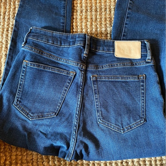 Everlane The Curvy High Rise Skinny Jean Crop Blue Cropped Jeans $121 - Picture 13 of 14